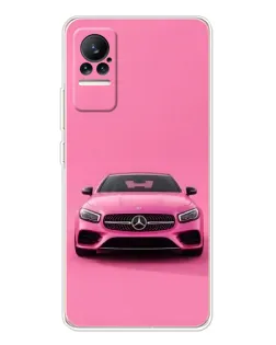 Чохол для Xiaomi Civi з картинкою «Рожевий Mercedes AMG»