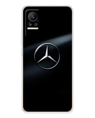 Чохол для Xiaomi Civi з картинкою «Mercedes на металі»