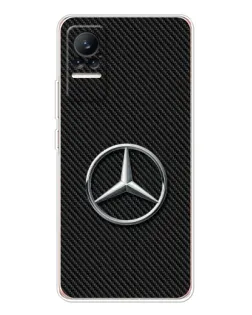 Чохол для Xiaomi Civi з картинкою «Карбоновий Mercedes стиль»