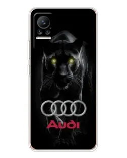 Чохол для Xiaomi Civi з картинкою «Пантера та Audi»