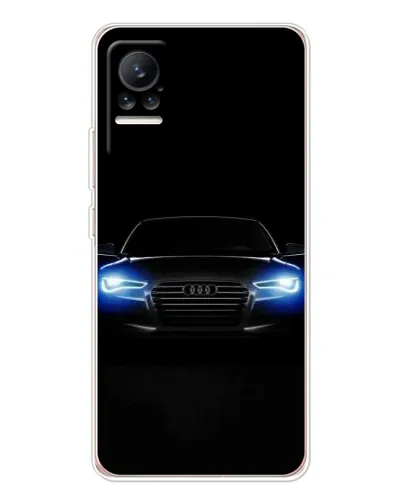 Чохол для Xiaomi Civi з картинкою «Audi в неоні»