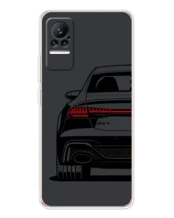 Чохол для Xiaomi Civi з картинкою «Задня частина Audi — арт»