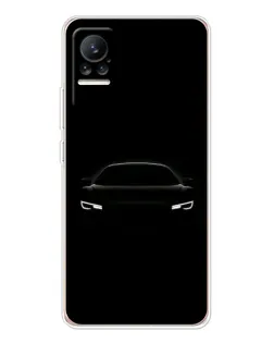 Чохол для Xiaomi Civi з картинкою «Погляд Audi у темряві»