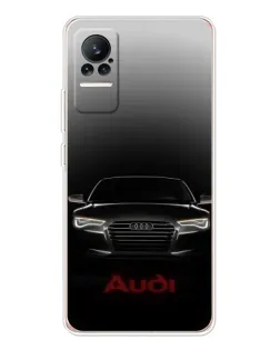 Чохол для Xiaomi Civi з картинкою «Audi — градієнтний контур»