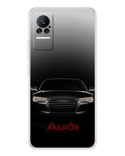 Чохол для Xiaomi Civi з картинкою «Audi — градієнтний контур»