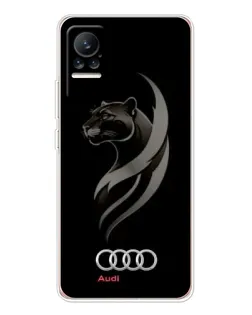 Чохол для Xiaomi Civi з картинкою «Графіка — пантера та Audi»