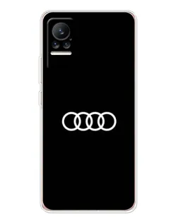 Чохол для Xiaomi Civi з картинкою «Audi White Logo»