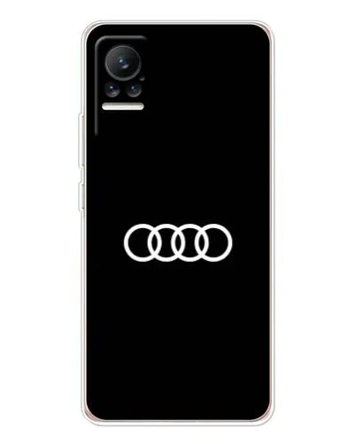 Чохол для Xiaomi Civi з картинкою «Audi White Logo»