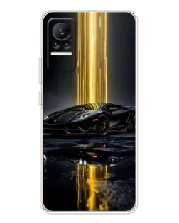 Чохол для Xiaomi Civi з картинкою «Нічний Lamborghini драйв»