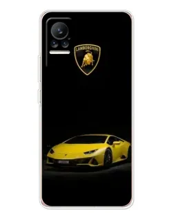Чохол для Xiaomi Civi з картинкою «Lamborghini жовтий акцент»