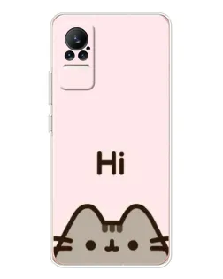 Чохол для Xiaomi Civi з картинкою «Пушин каже Hi»