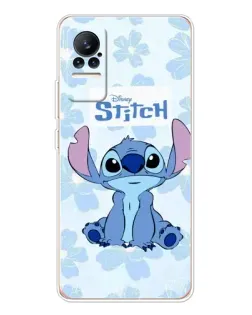 Чохол для Xiaomi Civi з картинкою «Stitch серед квітів»