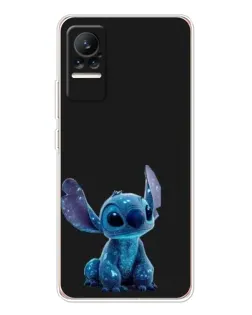 Чехол для Xiaomi Civi с картинкой «Стич на черном»