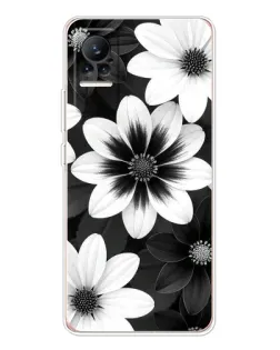 Чохол для Xiaomi Civi з картинкою «Монохромні айстри»