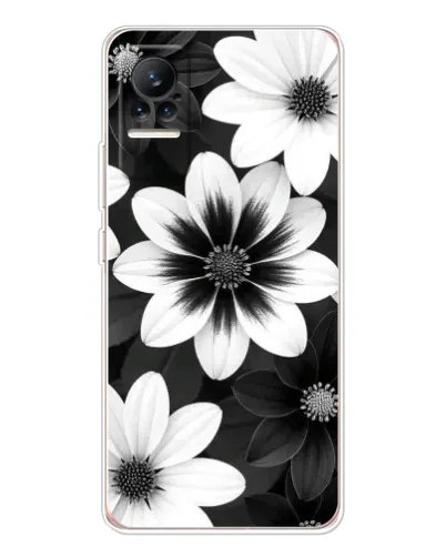 Чохол для Xiaomi Civi з картинкою «Монохромні айстри» Чохол для Xiaomi Civi з картинкою «Монохромні айстри»