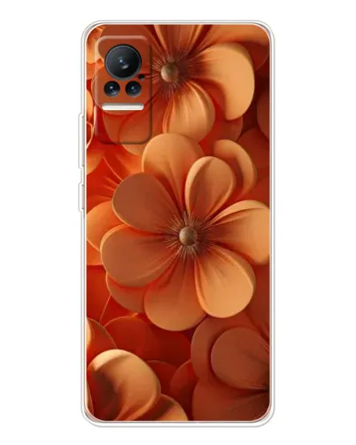Чохол для Xiaomi Civi з картинкою «Помаранчева макро квітка» Чохол для Xiaomi Civi з картинкою «Помаранчева макро квітка»
