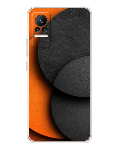 Чохол для Xiaomi Civi з картинкою «Геометрія помаранчевих кіл» Чохол для Xiaomi Civi з картинкою «Геометрія помаранчевих кіл»