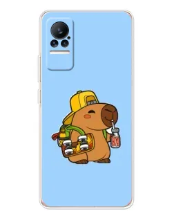 Чохол для Xiaomi Civi з картинкою «Капібара на скейті» Чохол для Xiaomi Civi з картинкою «Капібара на скейті»