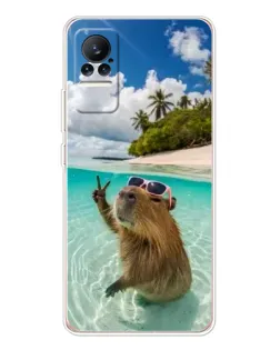 Чохол для Xiaomi Civi з картинкою «Капібара на морі» Чохол для Xiaomi Civi з картинкою «Капібара на морі»