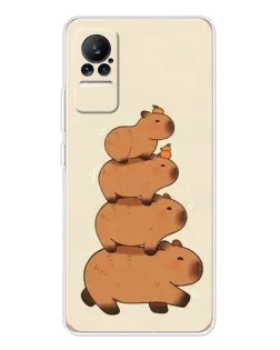 Чохол для Xiaomi Civi з картинкою «Вежа з капібар» Чохол для Xiaomi Civi з картинкою «Вежа з капібар»