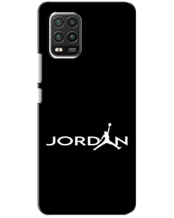 Чохол для Xiaomi Mi 10 Lite з картинкою «Jordan White Logo»
