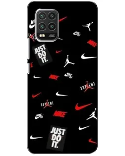 Чохол для Xiaomi Mi 10 Lite з картинкою «Nike Mix Pattern»