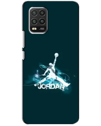 Чохол для Xiaomi Mi 10 Lite з картинкою «Jordan Blue Fire»