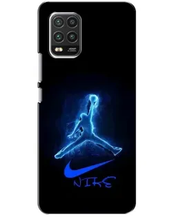 Чохол для Xiaomi Mi 10 Lite з картинкою «Jordan Neon Blue»
