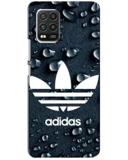 Чехол для Xiaomi Mi 10 Lite с картинкой «Adidas Trefoil Blue»
