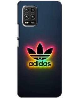 Чехол для Xiaomi Mi 10 Lite с картинкой «Неоновый Adidas»