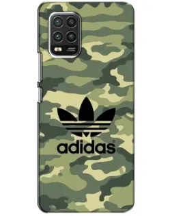 Чехол для Xiaomi Mi 10 Lite с картинкой «Милитари стиль Adidas»