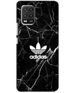 Чехол для Xiaomi Mi 10 Lite с картинкой «Белый мрамор Adidas»