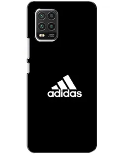 Чехол для Xiaomi Mi 10 Lite с картинкой «Черная классика Adidas»