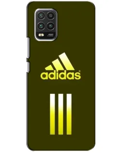 Чехол для Xiaomi Mi 10 Lite с картинкой «Оливковый градиент Adidas»
