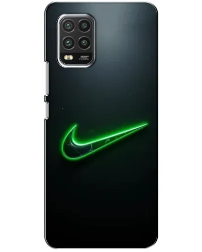 Чехол для Xiaomi Mi 10 Lite с картинкой «Неоновый контур Nike» Чехол для Xiaomi Mi 10 Lite с картинкой «Неоновый контур Nike»