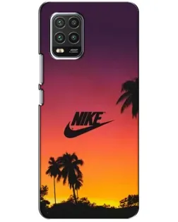 Чехол для Xiaomi Mi 10 Lite с картинкой «Nike на закате солнца»