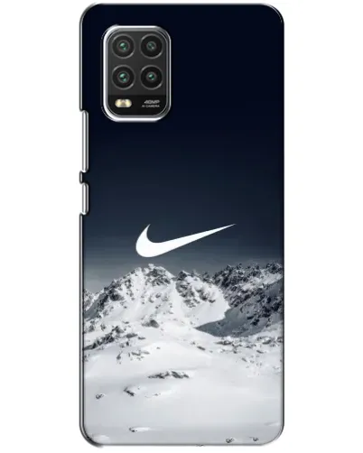 Чехол для Xiaomi Mi 10 Lite с картинкой «Nike — зимние горы» Чехол для Xiaomi Mi 10 Lite с картинкой «Nike — зимние горы»