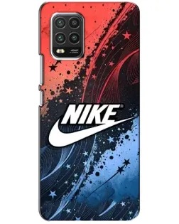 Чехол для Xiaomi Mi 10 Lite с картинкой «Градиентный принт Найк»