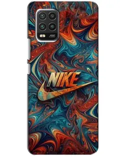 Чехол для Xiaomi Mi 10 Lite с картинкой «Nike в абстракции»