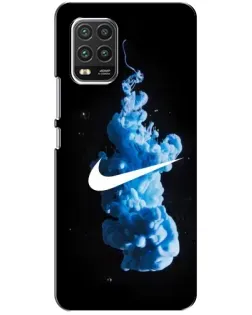 Чехол для Xiaomi Mi 10 Lite с картинкой «Nike и синий дым»
