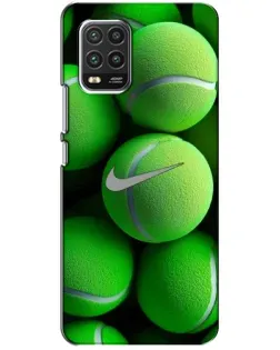 Чехол для Xiaomi Mi 10 Lite с картинкой «Теннисные мячи Найк»