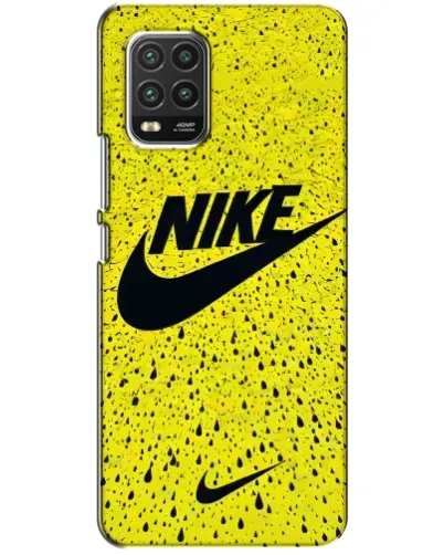 Чехол для Xiaomi Mi 10 Lite с картинкой «Желтый текстурный Nike» Чехол для Xiaomi Mi 10 Lite с картинкой «Желтый текстурный Nike»