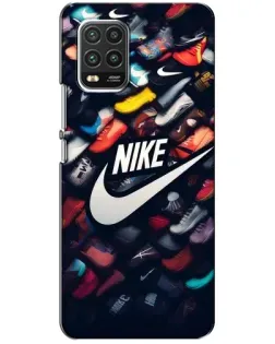Чехол для Xiaomi Mi 10 Lite с картинкой «Коллекция кроссовок Nike»