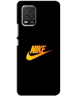 Чохол для Xiaomi Mi 10 Lite з картинкою «Золотий логотип Nike»