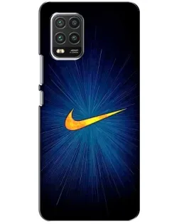 Чохол для Xiaomi Mi 10 Lite з картинкою «Синій пульс Nike» Чохол для Xiaomi Mi 10 Lite з картинкою «Синій пульс Nike»