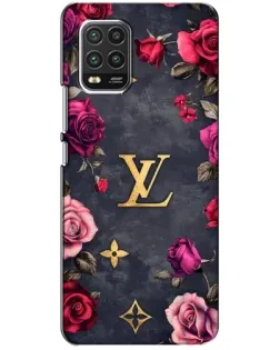 Чохол для Xiaomi Mi 10 Lite з картинкою «Квітковий Louis Vuitton»