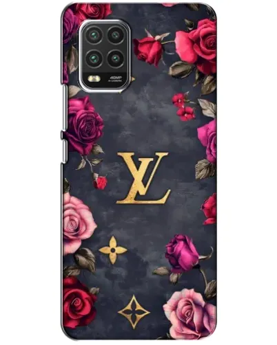 Чохол для Xiaomi Mi 10 Lite з картинкою «Квітковий Louis Vuitton»