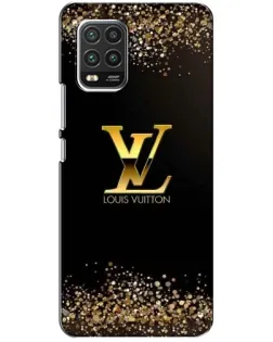 Чохол для Xiaomi Mi 10 Lite з картинкою «LV — золоті іскри»