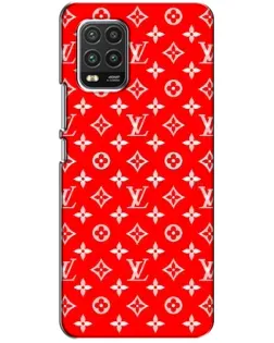 Чохол для Xiaomi Mi 10 Lite з картинкою «Яскравий паттерн LV»