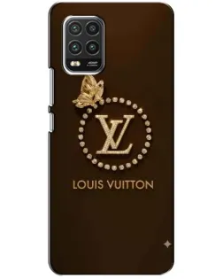 Чохол для Xiaomi Mi 10 Lite з картинкою «LV — золота печатка»